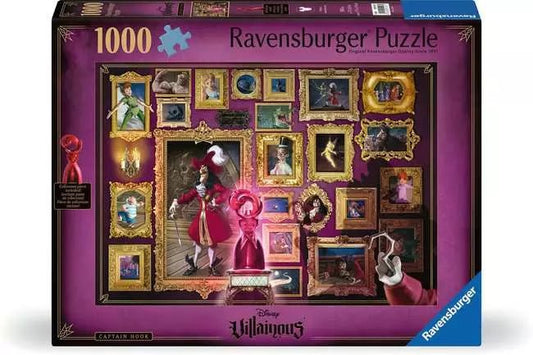 Ravensburger: Jigsaw Puzzle Disney Villainous: Captain Hook - 1000 Pieces Puzzle - GamesLand Canada