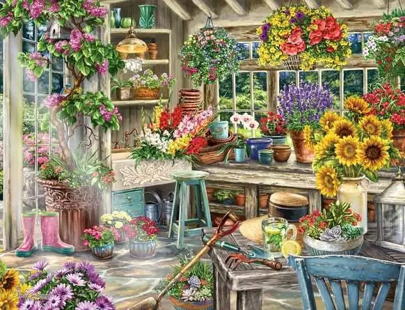 Ravensburger: Jigsaw Puzzle Gardener's Paradise - 2000 Pieces Puzzle - GamesLand Canada