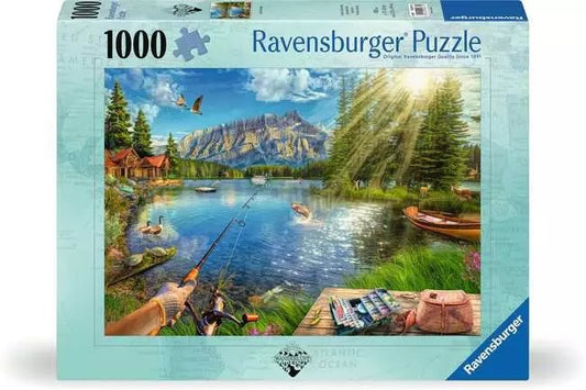 Ravensburger: Jigsaw Puzzle Life at the Lake - 1000 Pieces Puzzle - GamesLand Canada