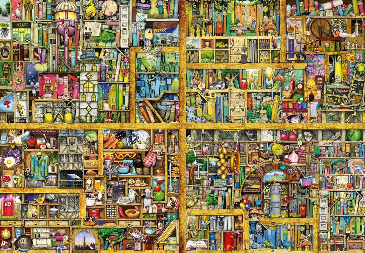 Ravensburger: Jigsaw Puzzle Magical Bookcase - 18000 Pieces Puzzle - GamesLand Canada