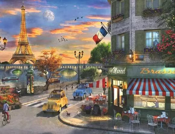 Ravensburger: Jigsaw Puzzle Paris Sunset - 2000 Pieces Puzzle - GamesLand Canada