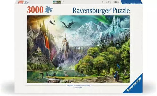 Ravensburger: Jigsaw Puzzle Reign of Dragons - 3000 Pieces Puzzle - GamesLand Canada