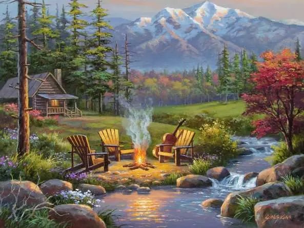 Ravensburger: Jigsaw Puzzle Riverside Livingroom - 750 Pieces Puzzle - GamesLand Canada