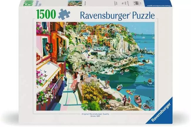 Ravensburger: Jigsaw Puzzle Romance in Cinque Terre - 1500 Pieces Puzzle - GamesLand Canada