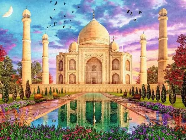 Ravensburger: Jigsaw Puzzle Taj Mahal - 1500 Pieces Puzzle - GamesLand Canada