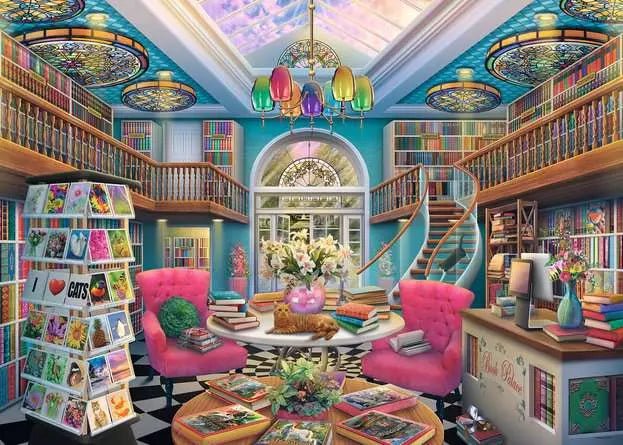 Ravensburger: Jigsaw Puzzle The Book Palace - 1000 Pieces Puzzle - GamesLand Canada