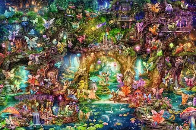 Ravensburger: Jigsaw Puzzle The Hidden World of Fairies - 4000 Pieces Puzzle - GamesLand Canada