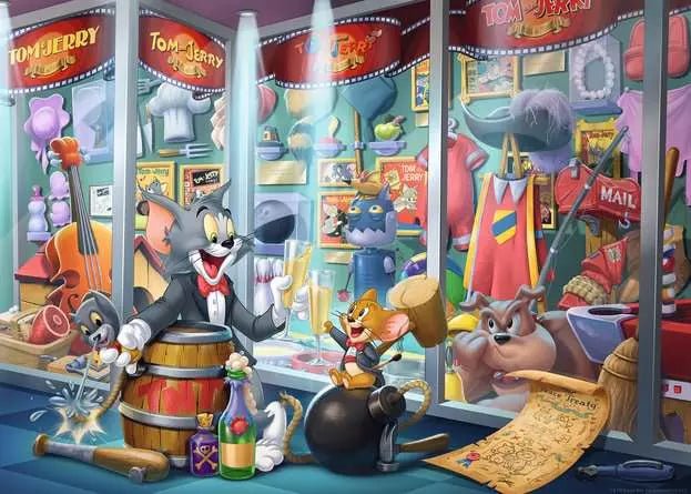 Ravensburger: Jigsaw Puzzle Tom & Jerry Hall Of Fame - 1000 Pieces Puzzle - GamesLand Canada