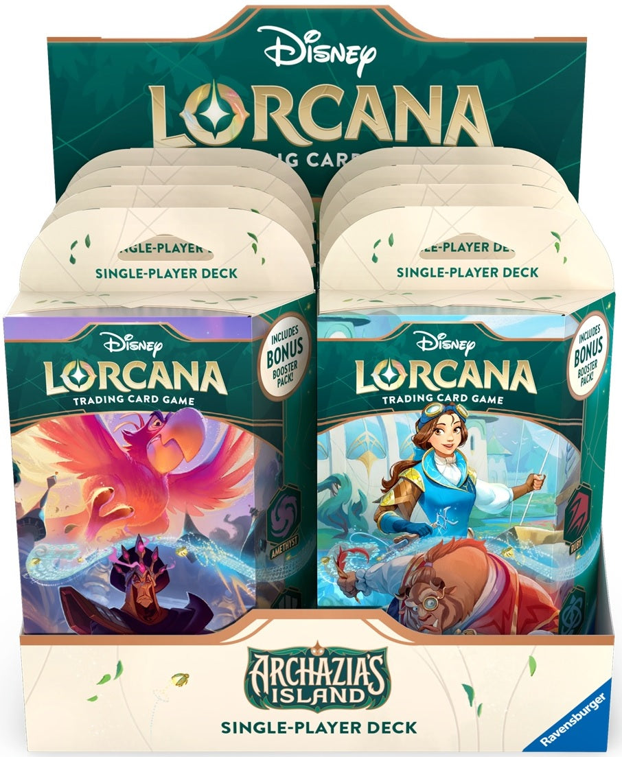 DISNEY LORCANA ARCHAZIA’S ISLAND STARTER DECK (1 RANDOM DECK)