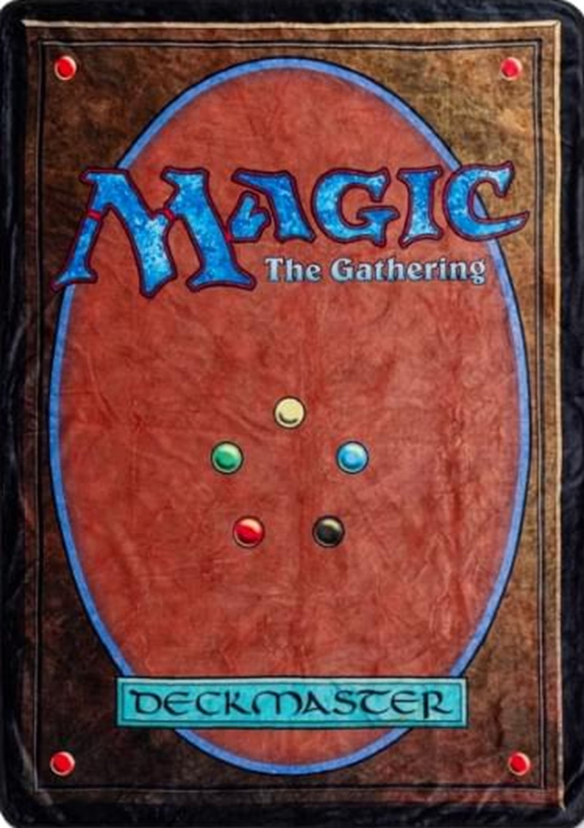MAGIC THE GATHERING FLEECE THROW BLANKET CARD BACK 45X60