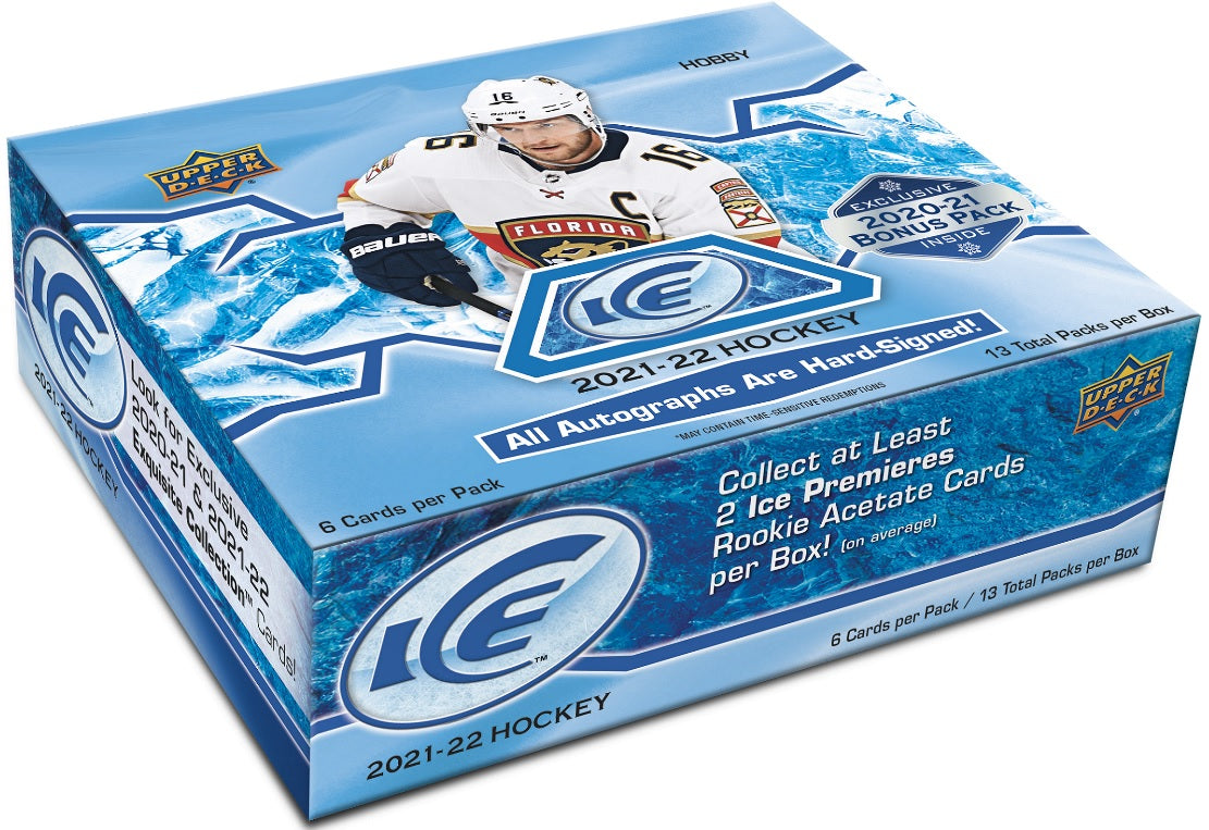 2021/22 Upper Deck Ice Hockey Hobby Box