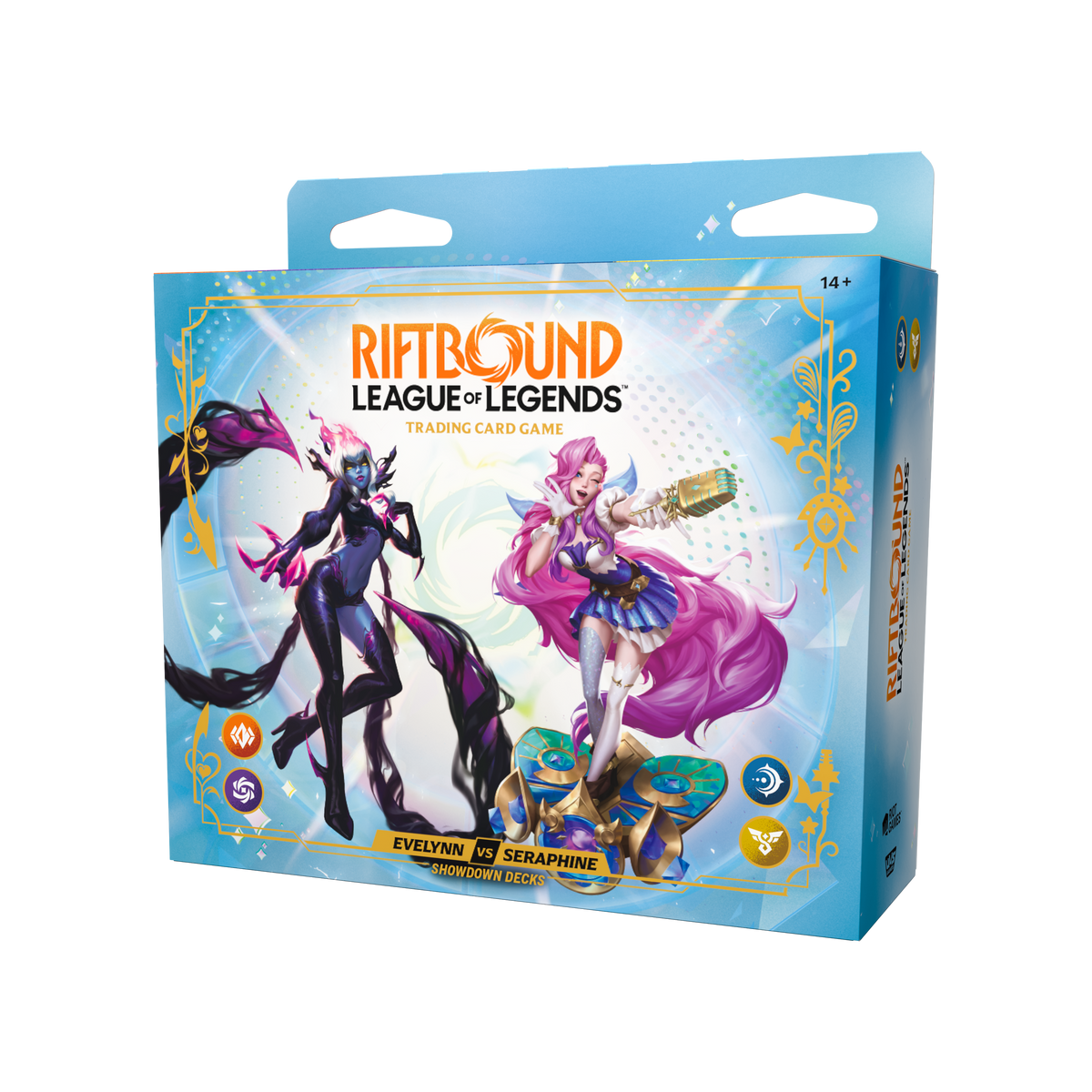 RIFTBOUND LEAGUE OF LEGENDS TCG RADIANCE SHOWDOWN DECK - EVELYNN VS SERAPHINE