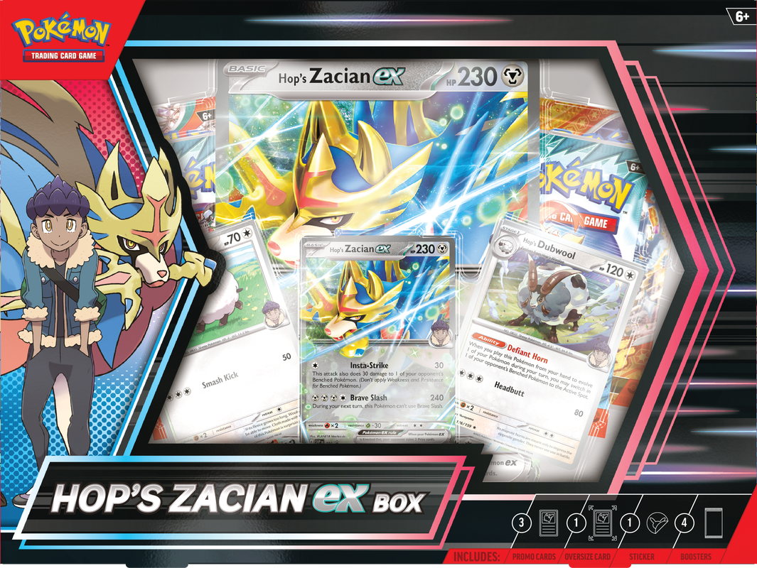 Pokemon - Hop’s Zacian ex Box
