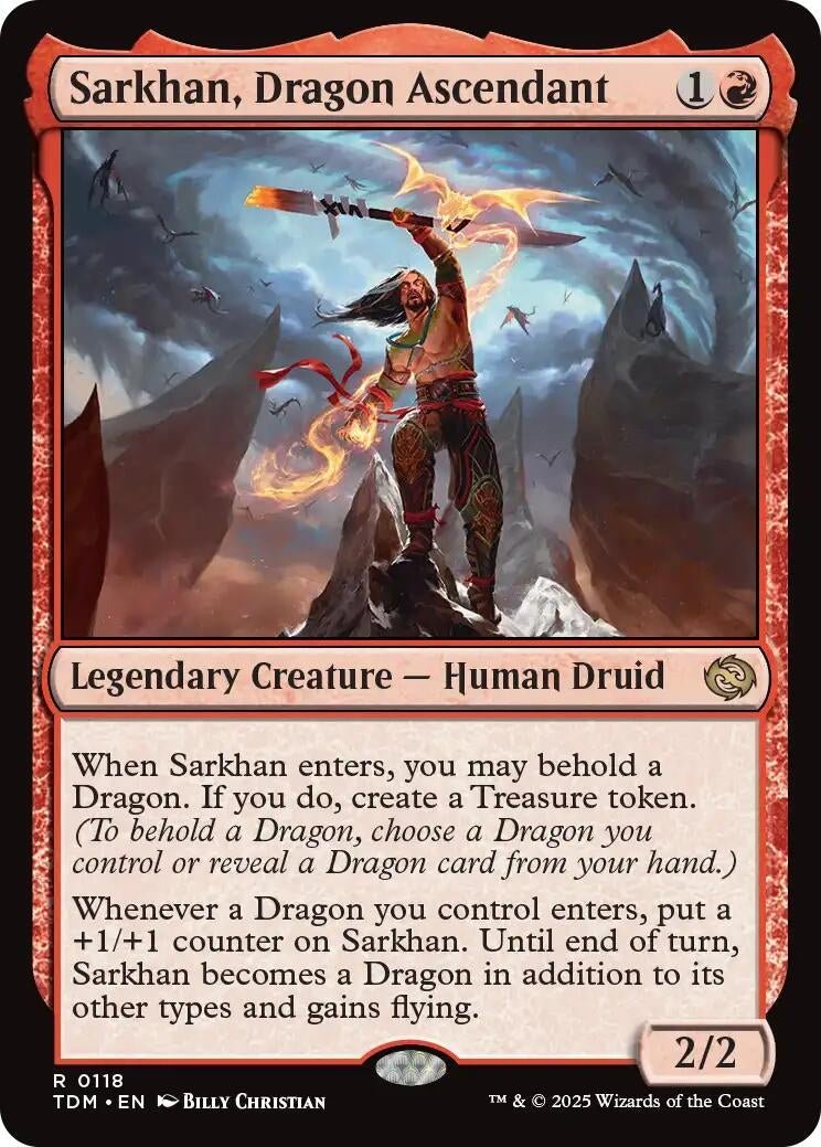 Sarkhan, Dragon Ascendant (118) (TDM) - GamesLand Canada