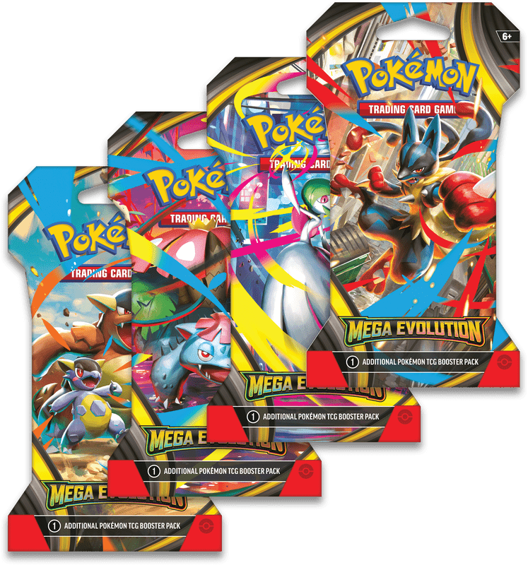 SLEEVED POKEMON ME01 MEGA EVOLUTION PACK (1 RANDOM PACK) (PRE - ORDER) - GamesLand Canada
