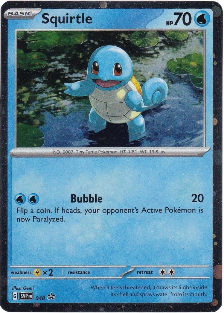 Squirtle - 048 (Cosmos Holo) (048) (SVP) - GamesLand Canada