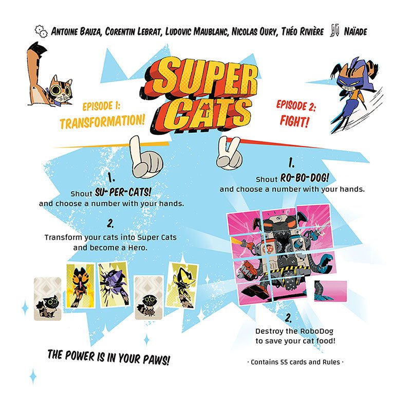 SUPER CATS CARD GAME - GamesLand Canada
