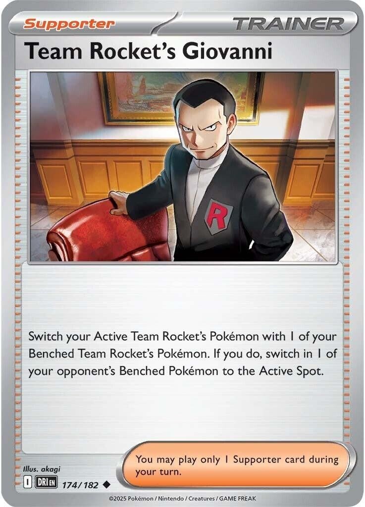 Team Rocket's Giovanni (174/182) (SV10: Destined Rivals) (DRI) - GamesLand Canada