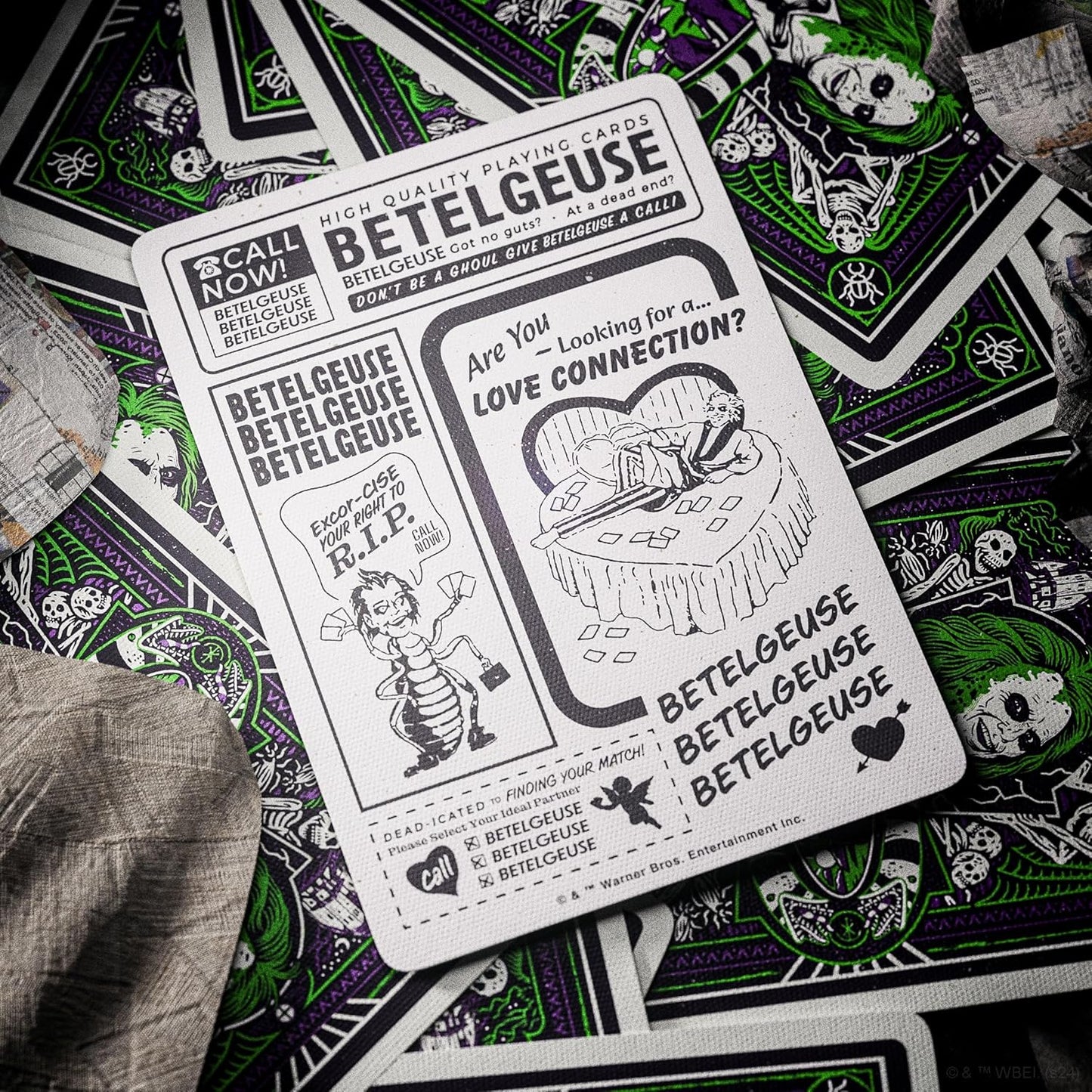 Theory 11 Beetlejuice Playing Cards - GamesLand Canada