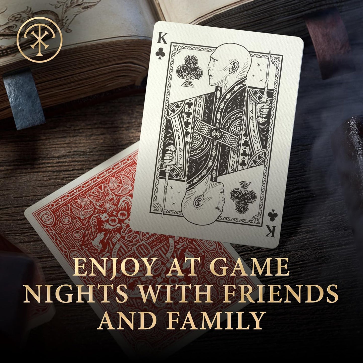Theory 11 Harry Potter Playing Cards - Red - GamesLand Canada
