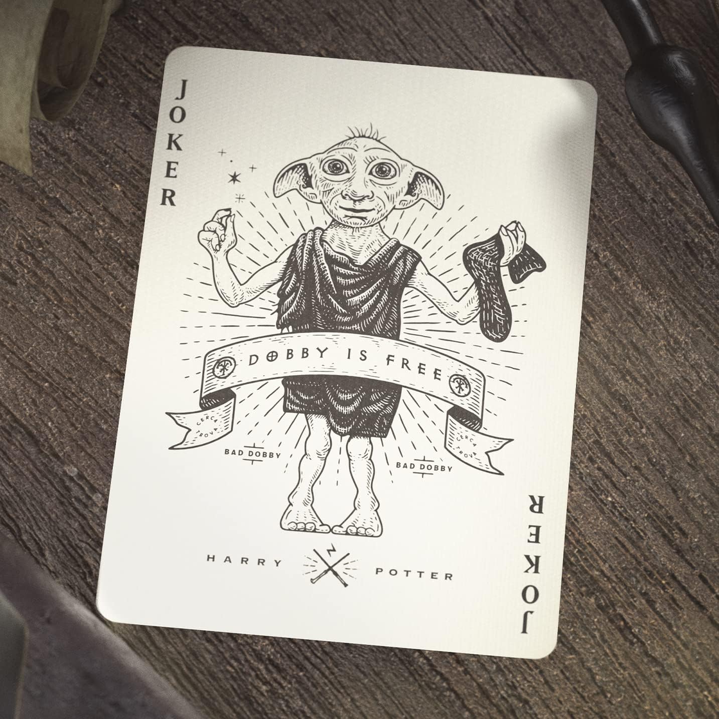 Theory 11 Harry Potter Playing Cards - Red - GamesLand Canada