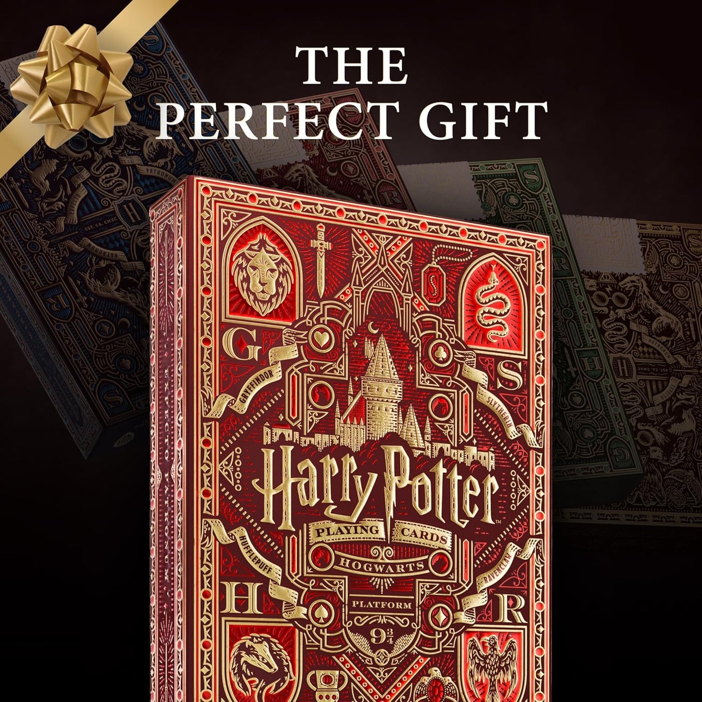 Theory 11 Harry Potter Playing Cards - Red - GamesLand Canada