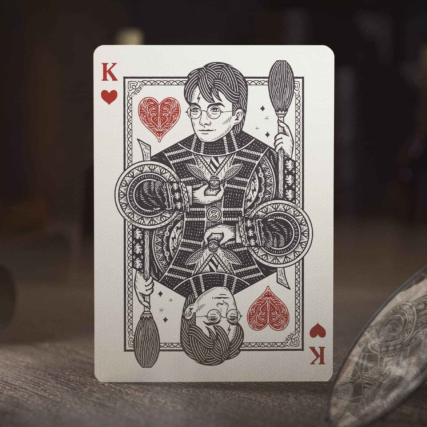 Theory 11 Harry Potter Playing Cards - Yellow - GamesLand Canada