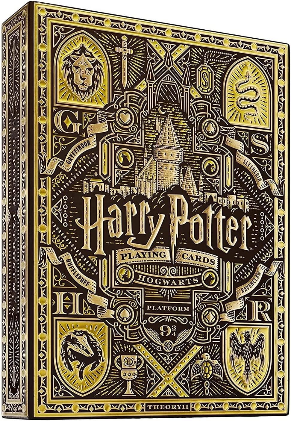 Theory 11 Harry Potter Playing Cards - Yellow - GamesLand Canada