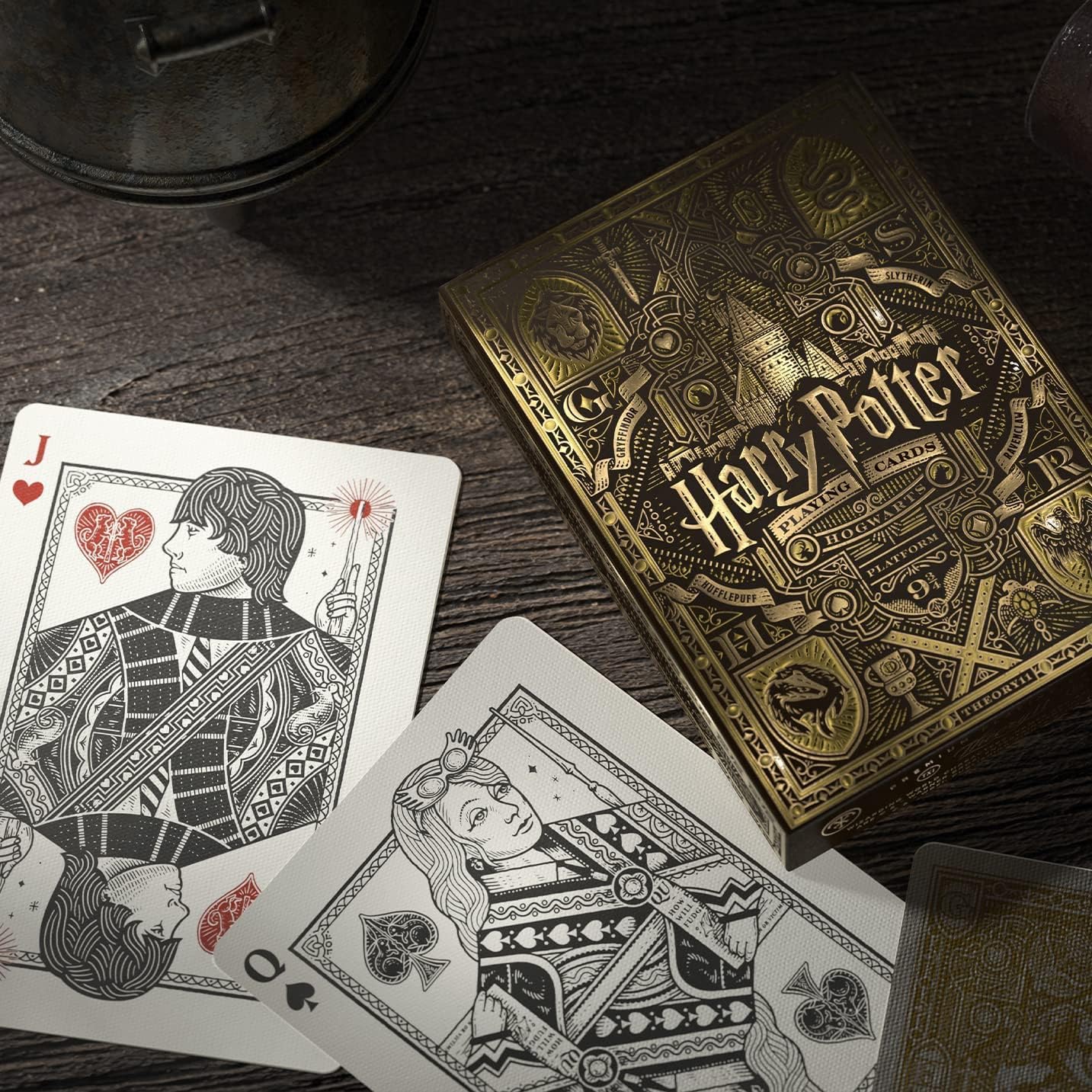 Theory 11 Harry Potter Playing Cards - Yellow - GamesLand Canada
