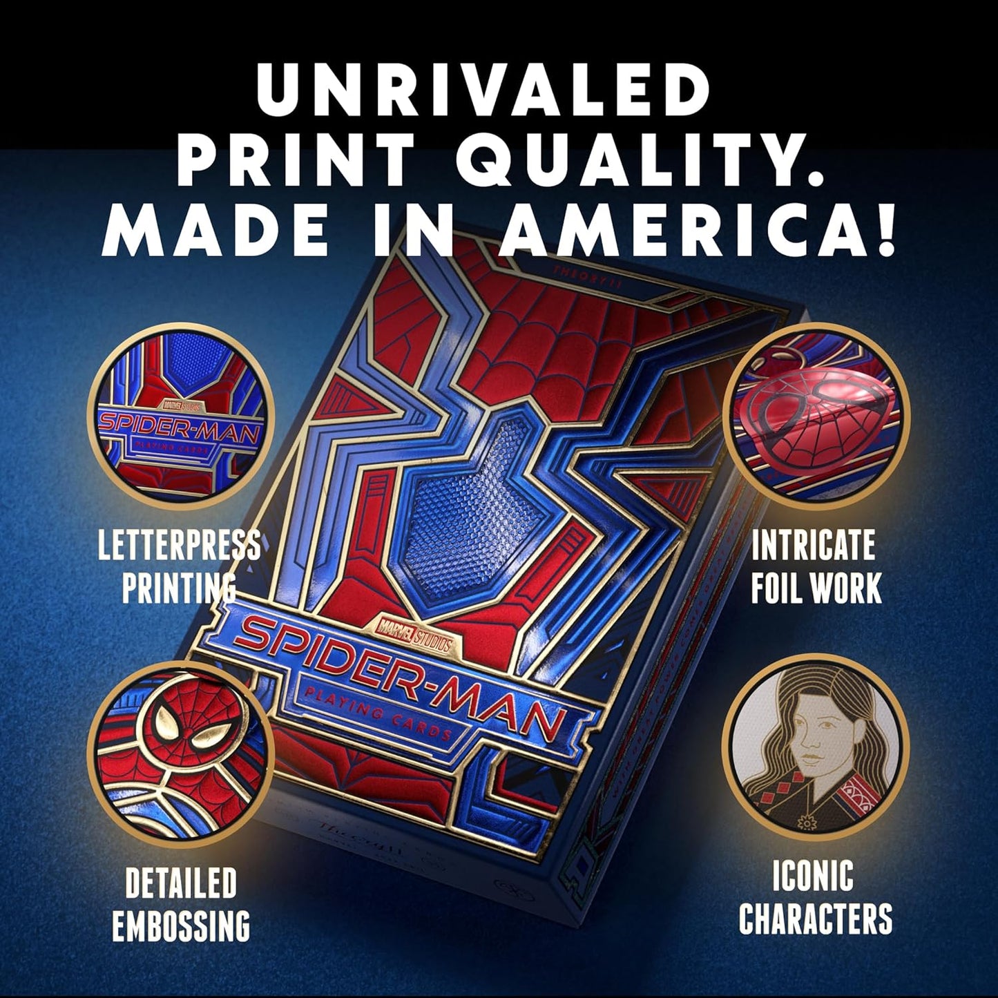 Theory 11 Spider - Man Playing Cards - GamesLand Canada