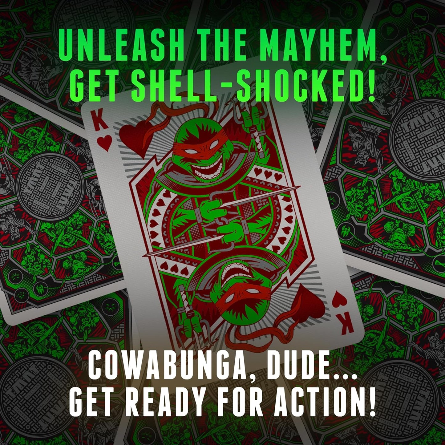 Theory 11 Teenage Mutant Ninja Turtles Playing Cards - GamesLand Canada