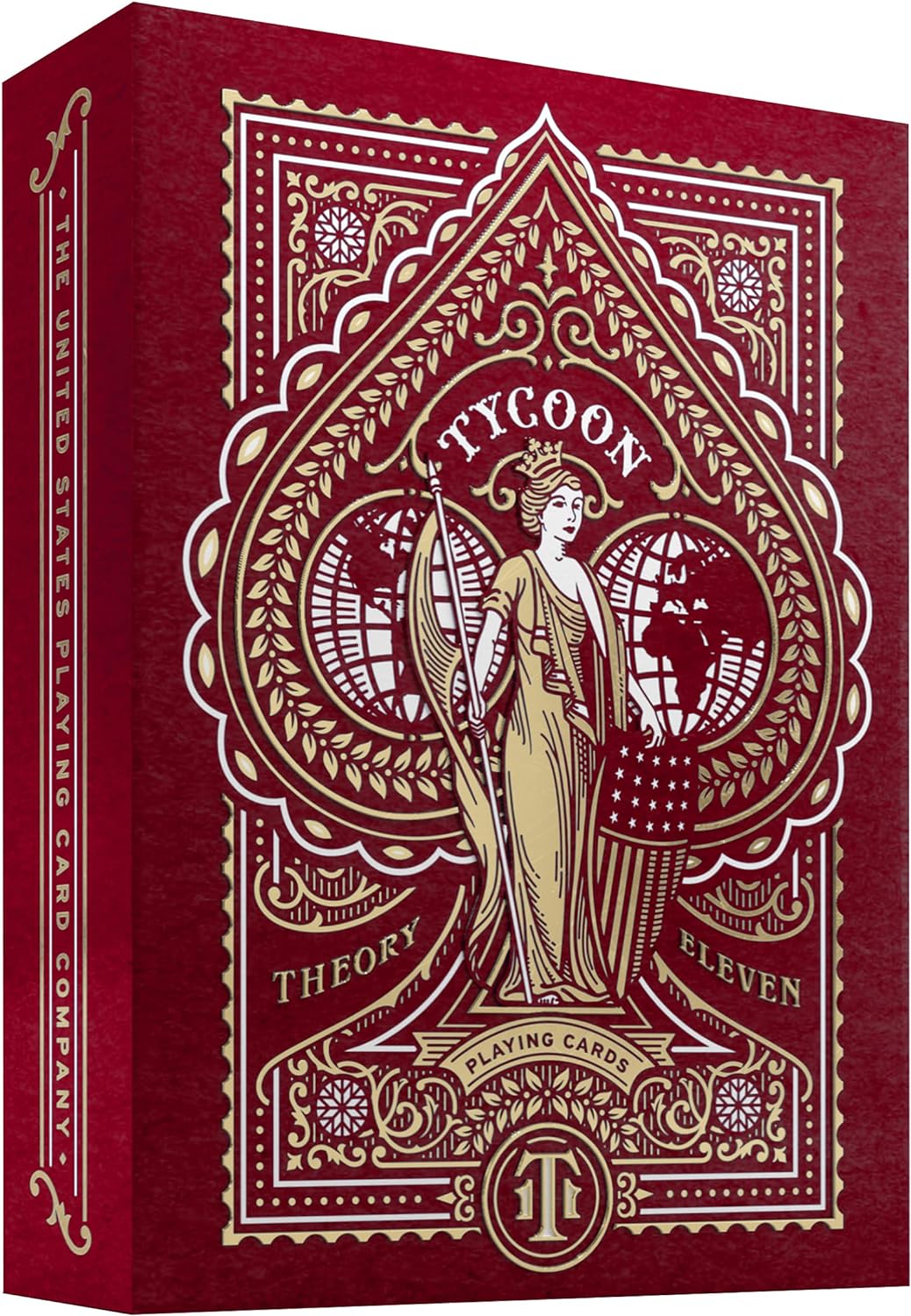 Theory 11 Tycoon Playing Cards - Red - GamesLand Canada