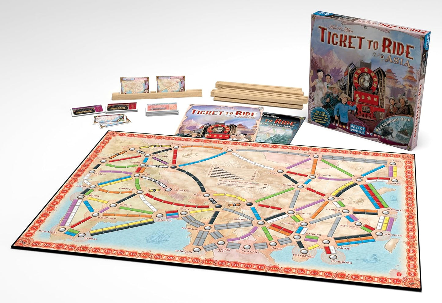 TICKET TO RIDE: MAP 1 - ASIA - GamesLand Canada