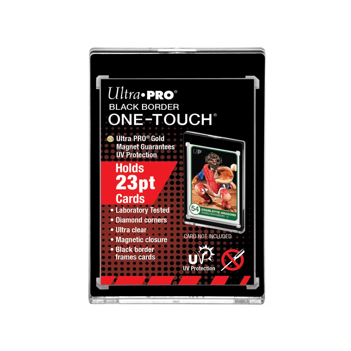 ULTRA PRO 1TOUCH 23PT BLACK BORDER UV MAGNETIC HOLDER - GamesLand Canada
