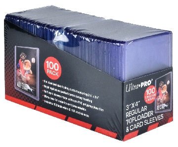 ULTRA PRO TOPLOAD 3X4 REGULAR + SLEEVES 100CT - GamesLand Canada