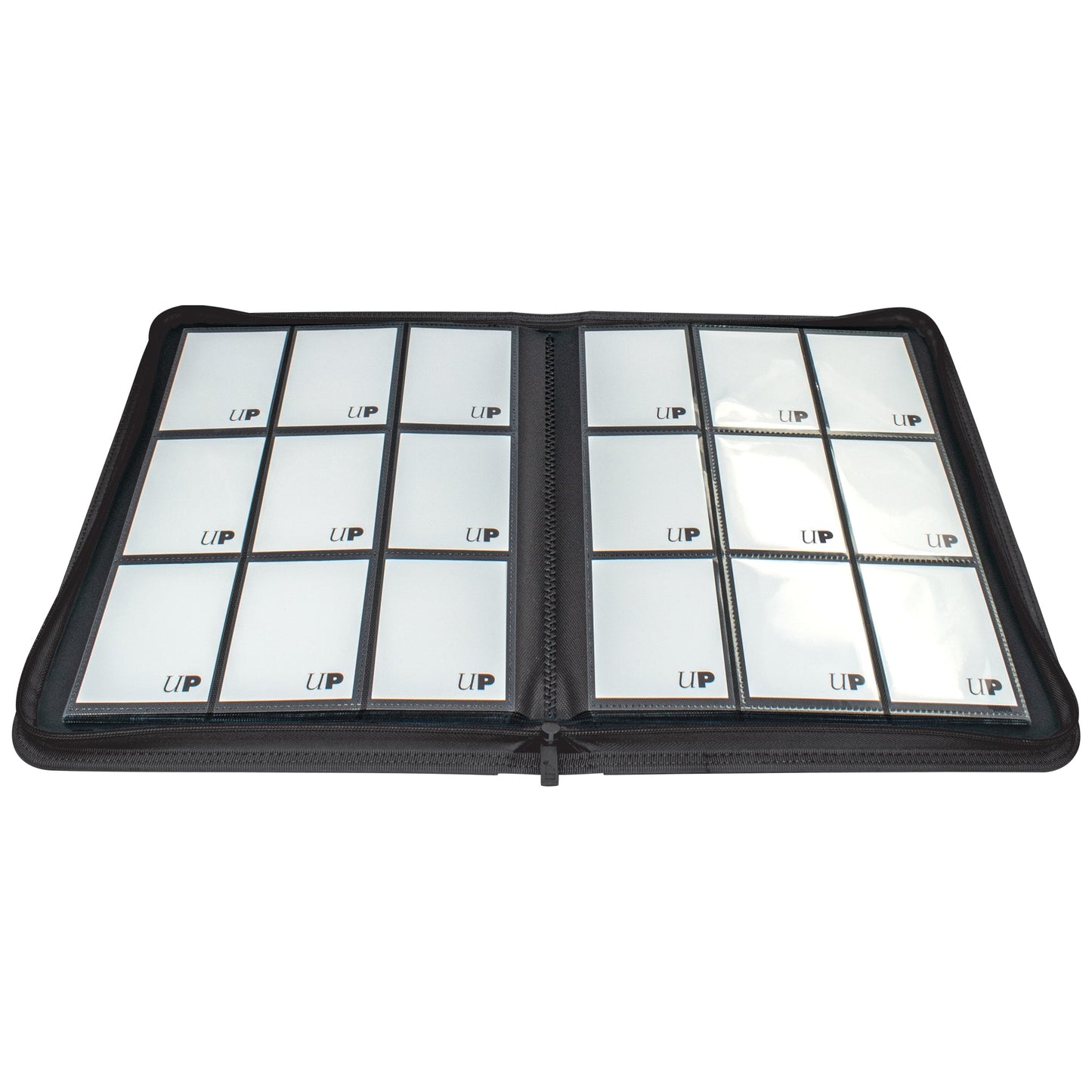 ULTRA PRO ZIP BINDER PRO VIVID 9PKT BLACK - GamesLand Canada