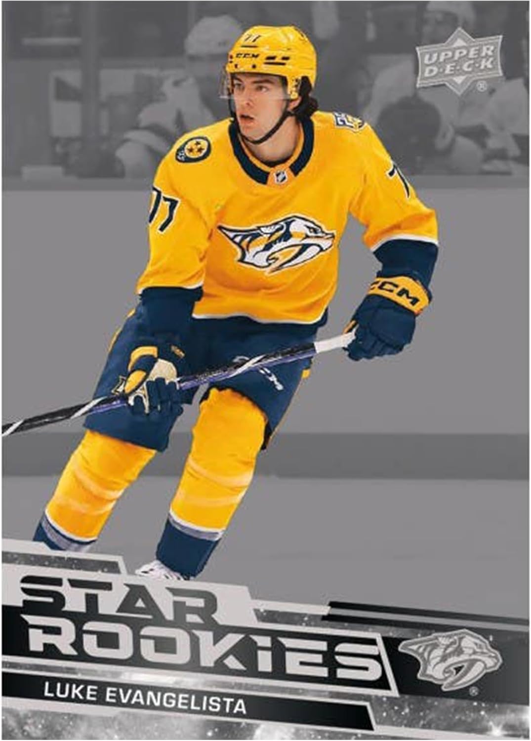Upper Deck 2023 - 24 NHL Star Rookies Box Set of Hockey Cards (Complete 25 - Card Base Set + 1 Base Set Parallel) - GamesLand