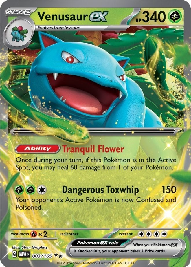 Venusaur ex (003/165) (MEW) - GamesLand Canada