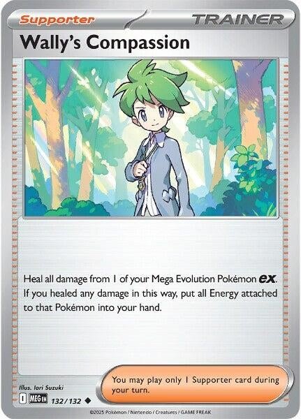 Wally's Compassion (132/132) (ME01: Mega Evolution) (MEG) - GamesLand Canada