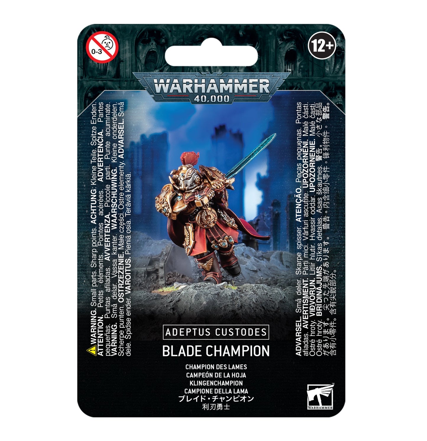 Warhammer 40000: ADEPTUS CUSTODES: BLADE CHAMPION - GamesLand Canada