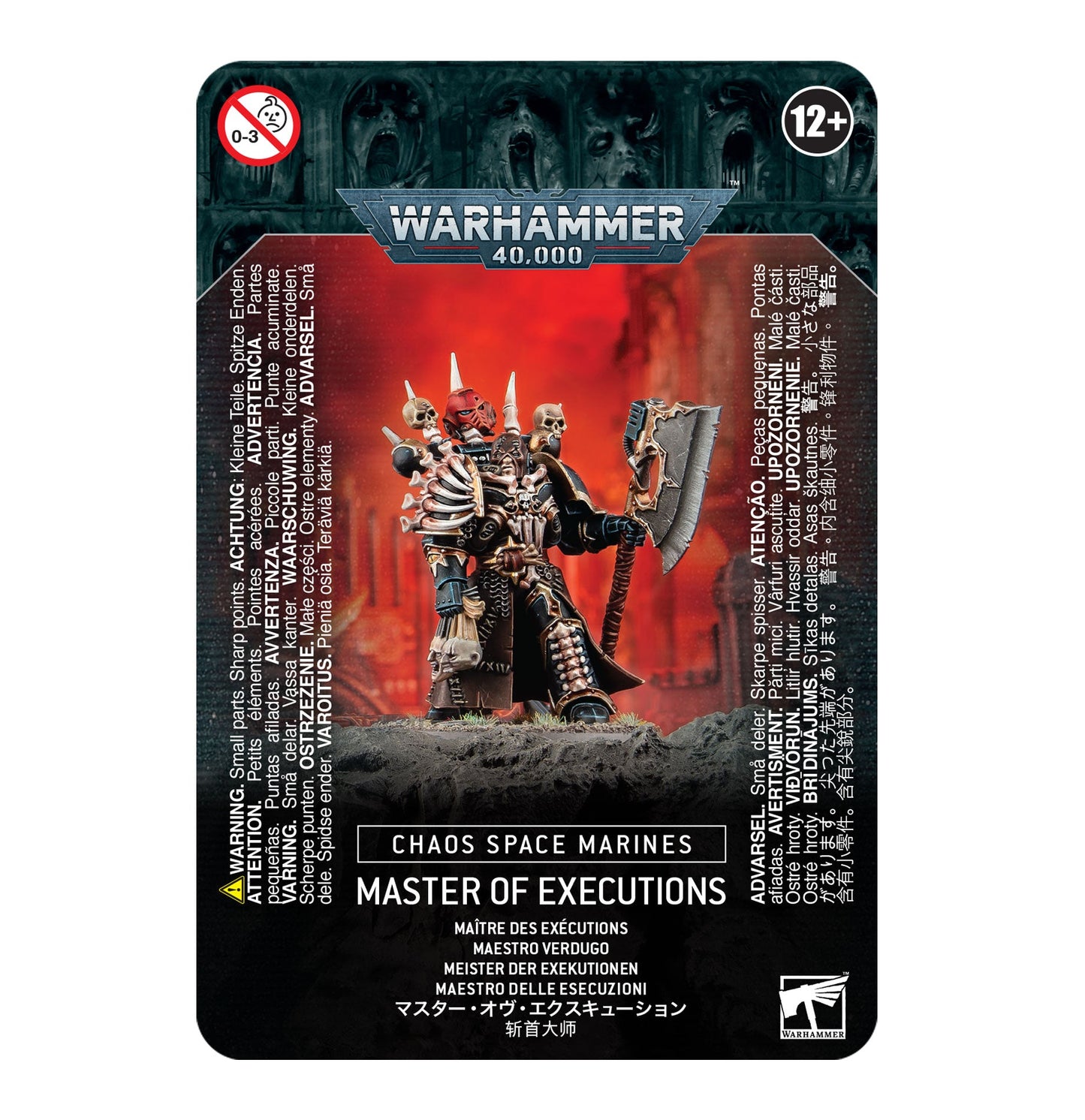 Warhammer 40000: CHAOS SPACE MARINES MASTER OF EXECUTIONS - GamesLand Canada