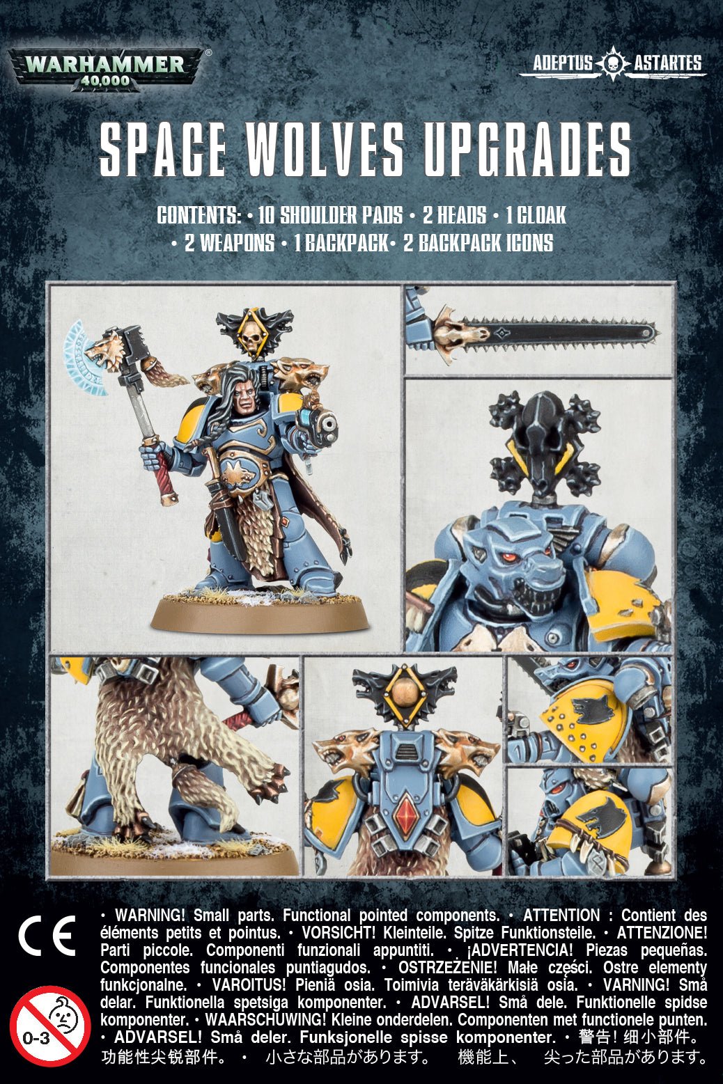 Warhammer 40000: SPACE WOLVES PRIMARIS UPGRADES - GamesLand Canada