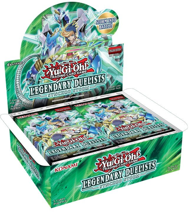 Yu - Gi - Oh - Legendary Duelists: Synchro Storm Booster Box - 1st Edition - GamesLand Canada