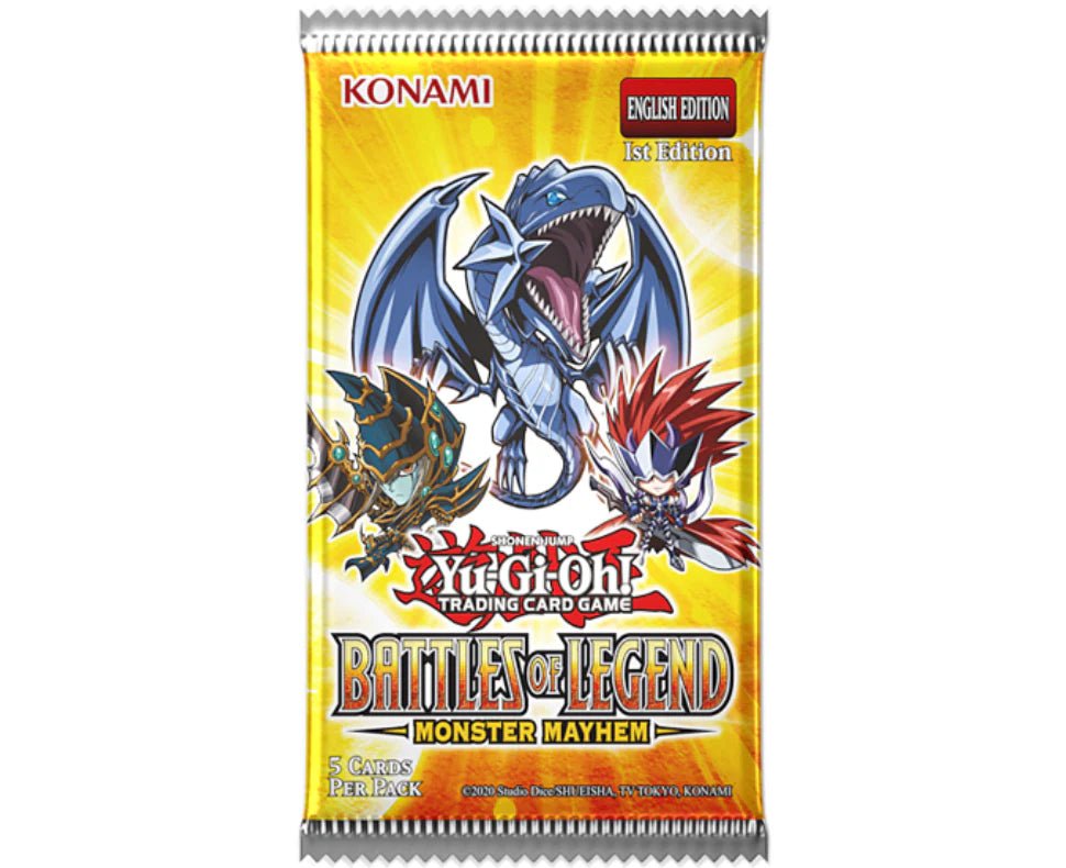 Yu - Gi - Oh! TCG: Battles of Legend: Monster Mayhem Booster Pack - 1st Edition (1 random pack) - GamesLand Canada