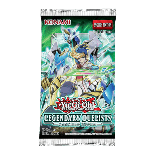 Yu - Gi - Oh Trading Cards Legendary Duelists Synchro Storm Booster Pack - GamesLand Canada