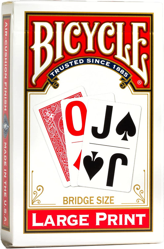 Bicycle Large Print Playing Cards - GamesLand Canada