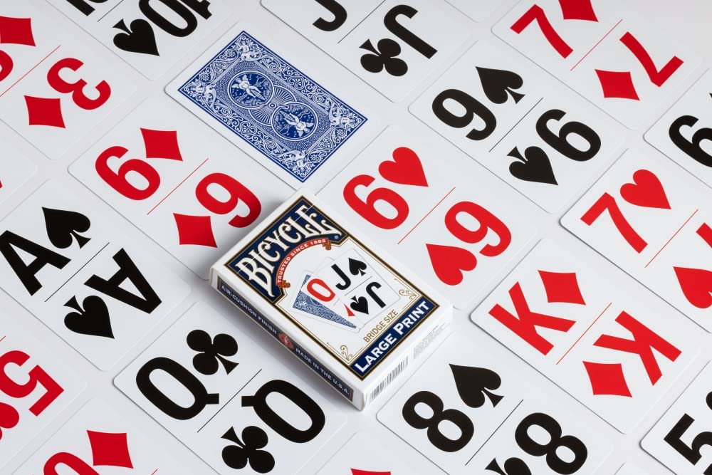 Bicycle Large Print Playing Cards - GamesLand Canada
