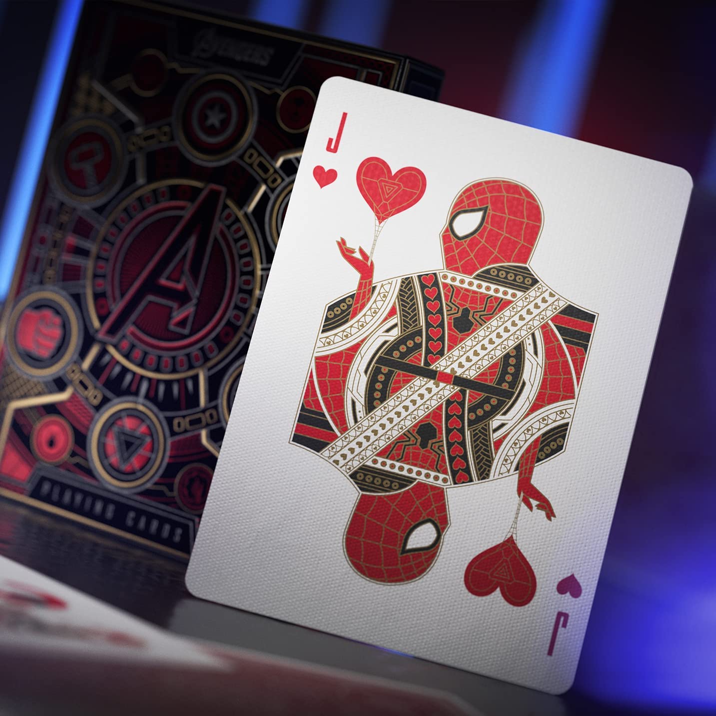 Theory 11 Avengers Playing Cards - Red - GamesLand Canada