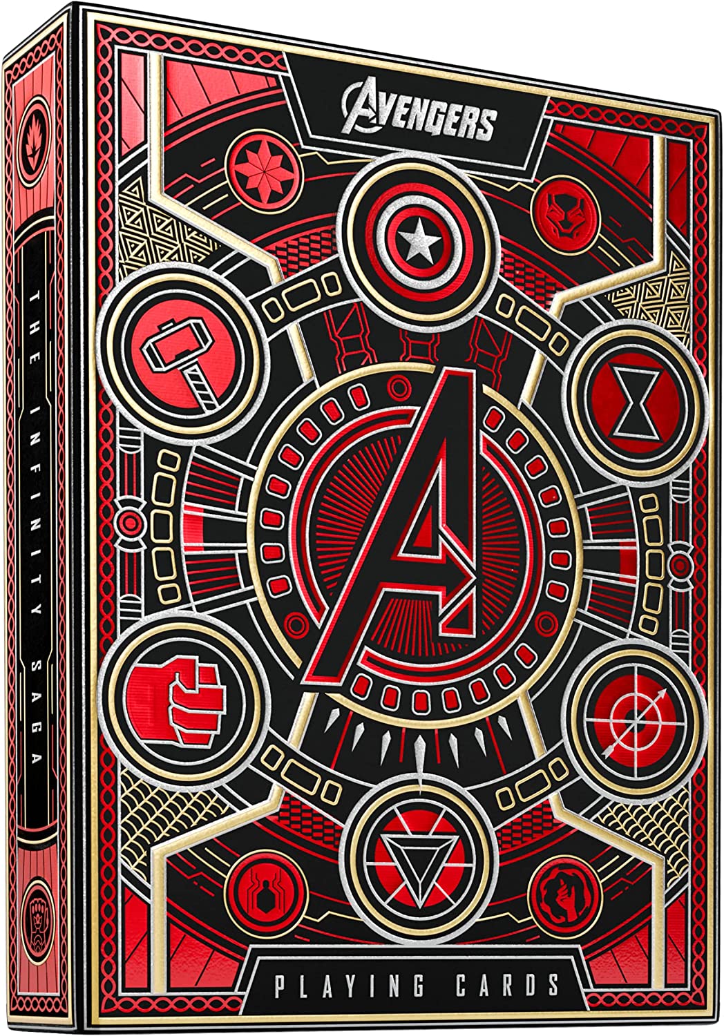 Theory 11 Avengers Playing Cards - Red - GamesLand Canada