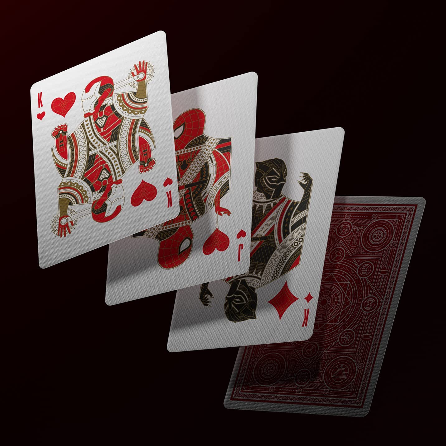 Theory 11 Avengers Playing Cards - Red - GamesLand Canada